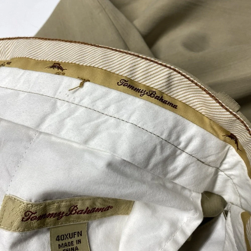 Tommy Bahama Pants Mens 40xUFN Beige Beach Island Preppy